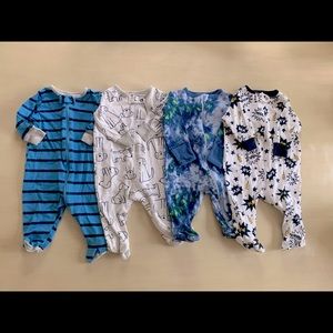Baby Boy 4-Pack Footie Bundle